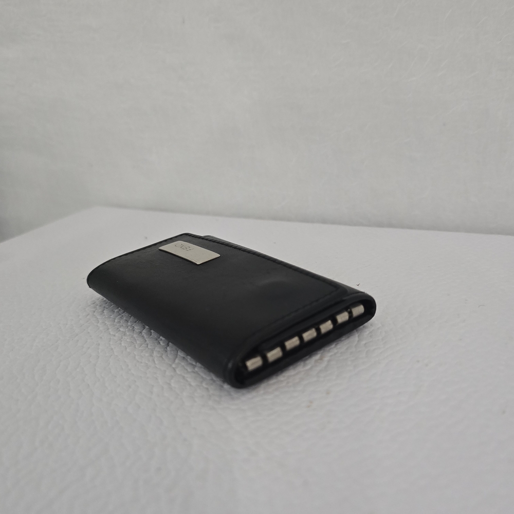 FENDI Black Leather Card Holder